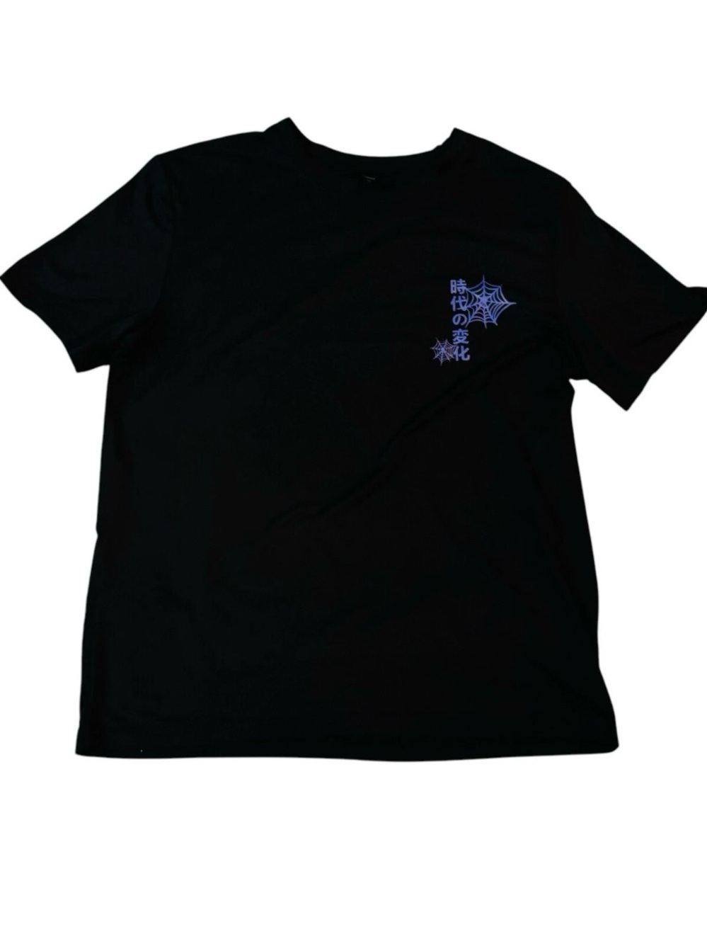 Romwe Sz M Men Graphic Tee Black